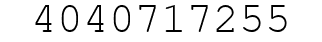 Number 4040717255.