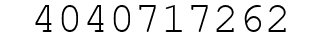 Number 4040717262.