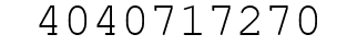 Number 4040717270.