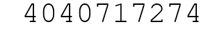 Number 4040717274.