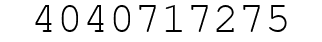 Number 4040717275.