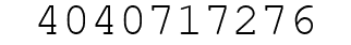 Number 4040717276.