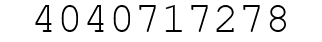 Number 4040717278.