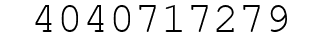 Number 4040717279.