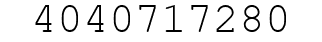 Number 4040717280.