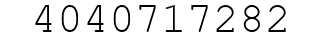 Number 4040717282.