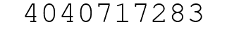 Number 4040717283.