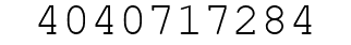 Number 4040717284.