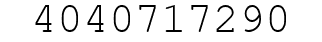 Number 4040717290.