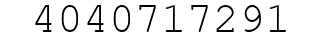 Number 4040717291.