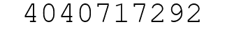 Number 4040717292.