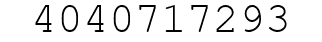 Number 4040717293.
