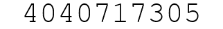 Number 4040717305.