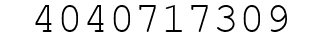 Number 4040717309.