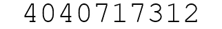 Number 4040717312.