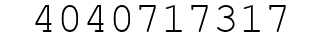 Number 4040717317.