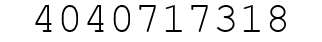 Number 4040717318.