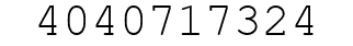 Number 4040717324.