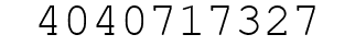 Number 4040717327.
