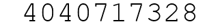Number 4040717328.