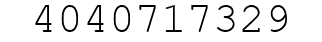 Number 4040717329.