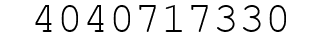 Number 4040717330.
