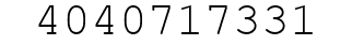 Number 4040717331.