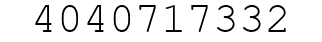 Number 4040717332.