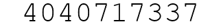 Number 4040717337.