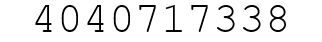 Number 4040717338.