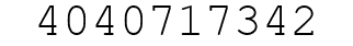 Number 4040717342.
