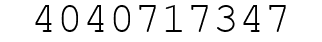 Number 4040717347.