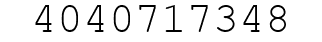 Number 4040717348.