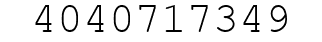 Number 4040717349.