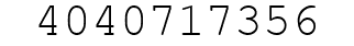 Number 4040717356.