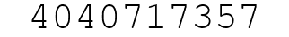 Number 4040717357.