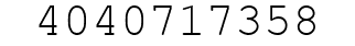 Number 4040717358.