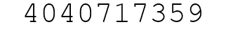 Number 4040717359.