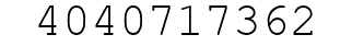 Number 4040717362.