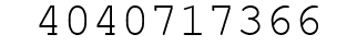 Number 4040717366.