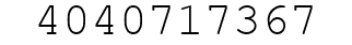 Number 4040717367.