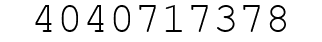 Number 4040717378.