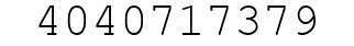 Number 4040717379.
