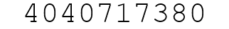 Number 4040717380.