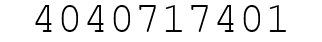 Number 4040717401.
