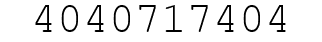Number 4040717404.