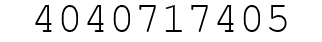 Number 4040717405.