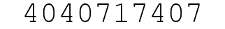 Number 4040717407.