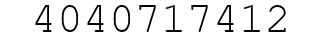 Number 4040717412.