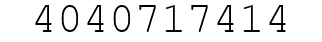 Number 4040717414.